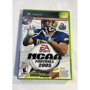 NCAA Football 2005 Top Spin Combo Xbox Complete with Manuals Tested